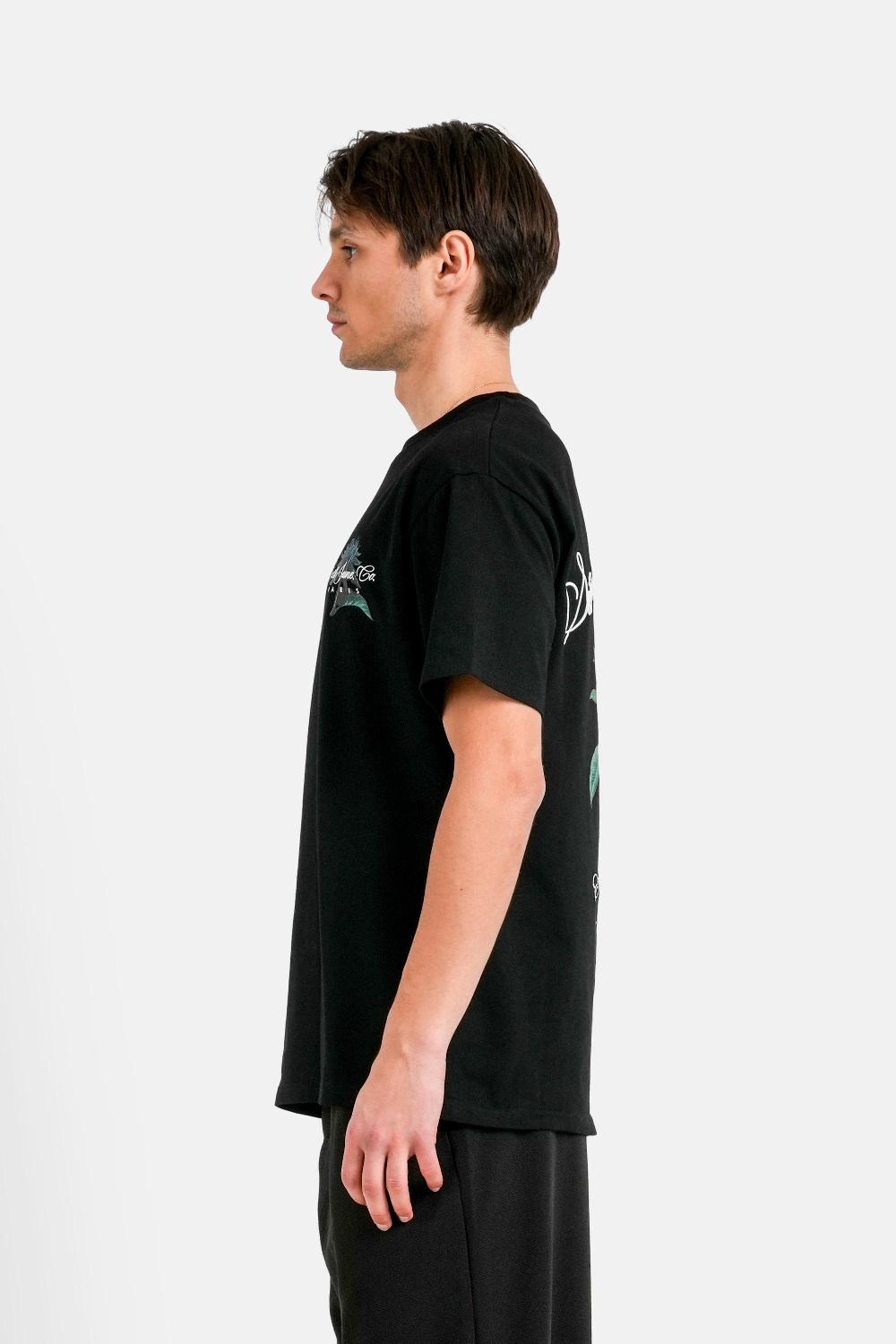 Sixth June T-shirt Imprimé Chardon Noir