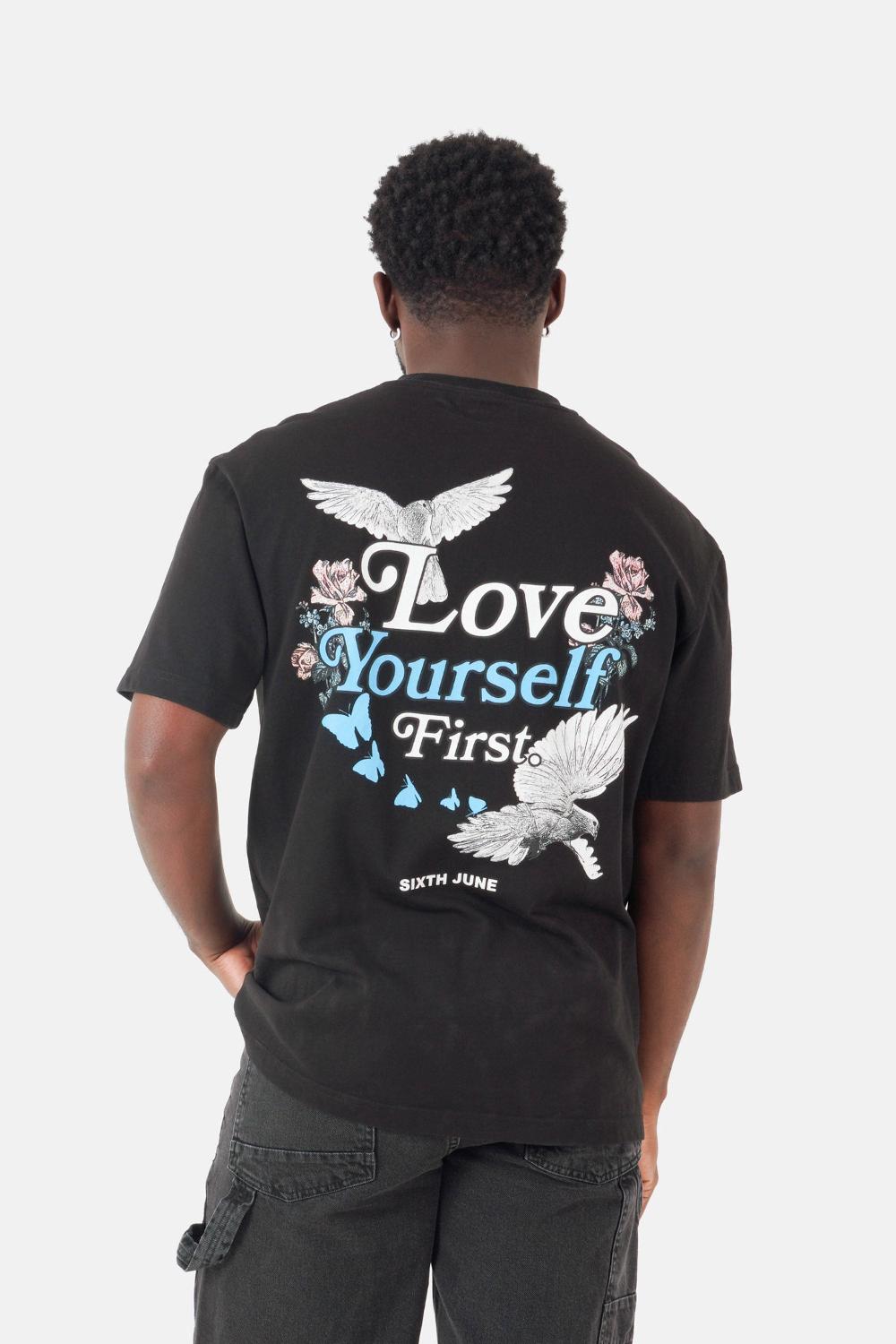 sixth june T-shirt imprimé dos coloré Noir