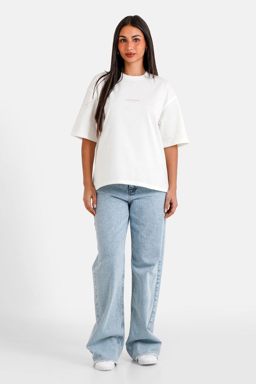 Sixth June T-shirt Imprimé ELEVATE Blanc