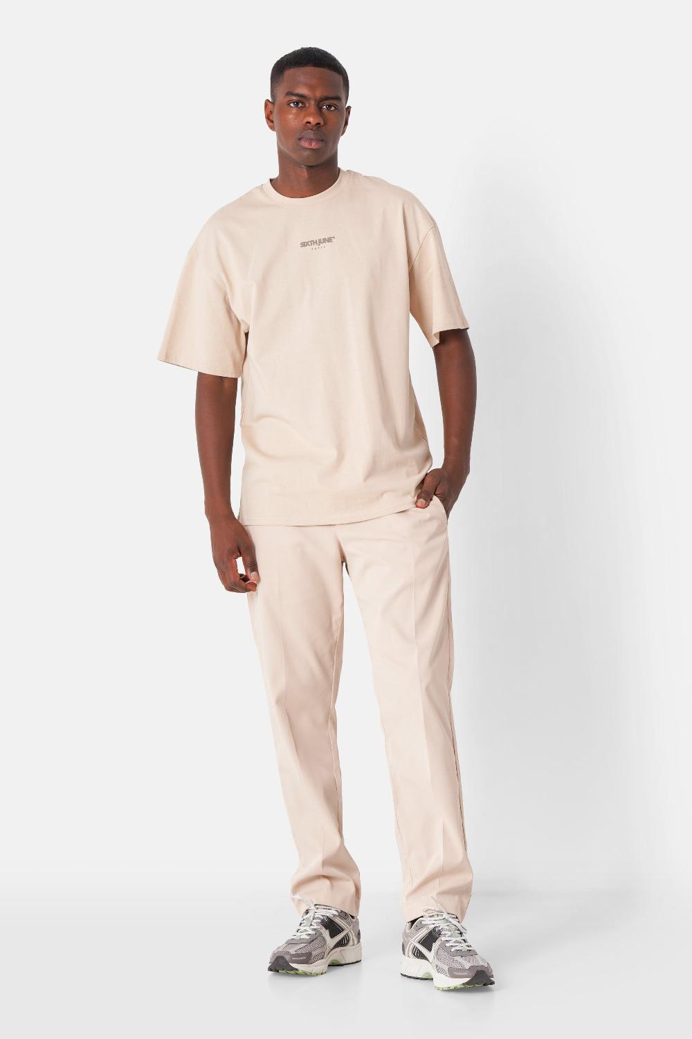 Sixth June T-shirt Imprimé Samouraï Beige