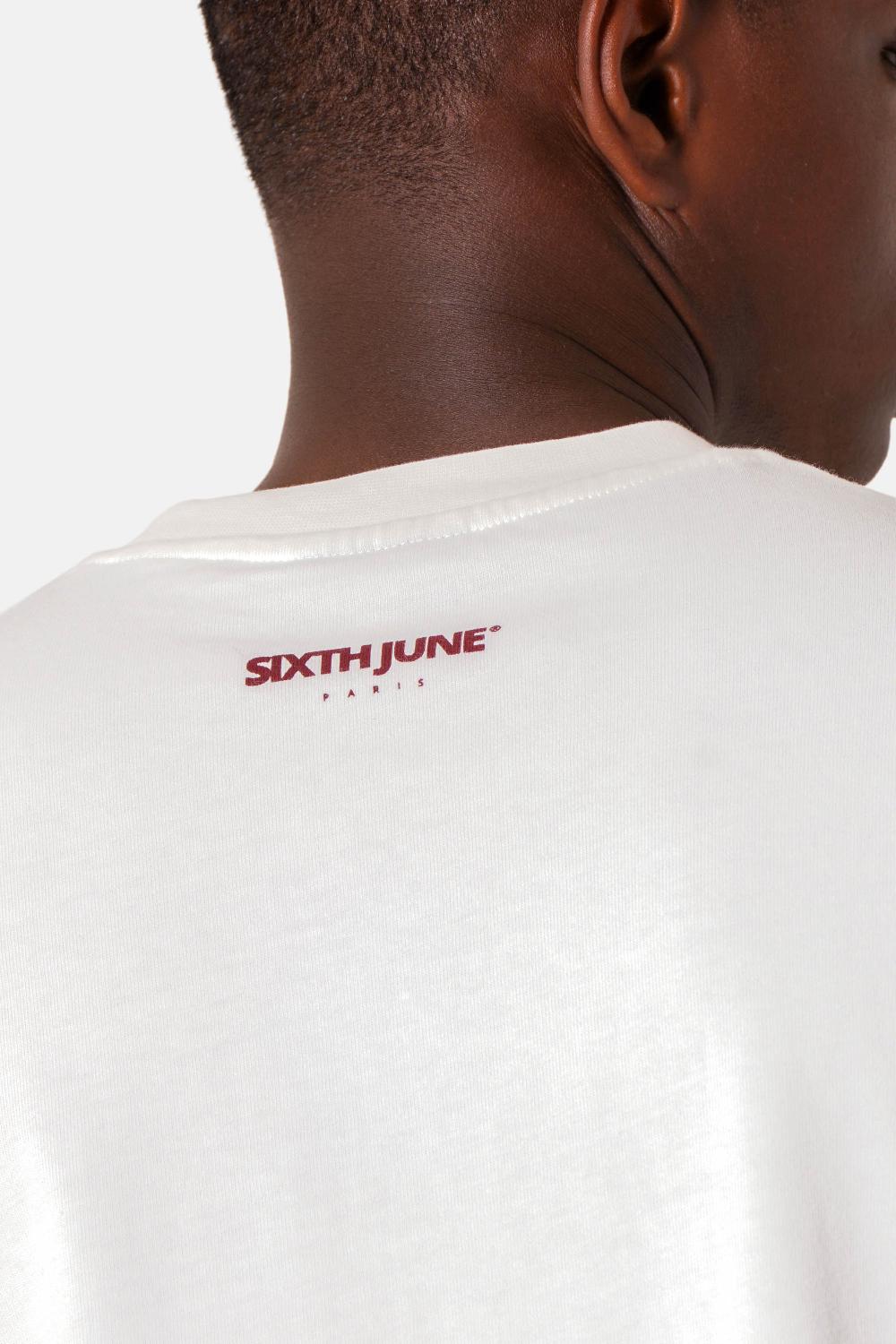 Sixth June T-shirt Imprimé Vintage Tigre Blanc