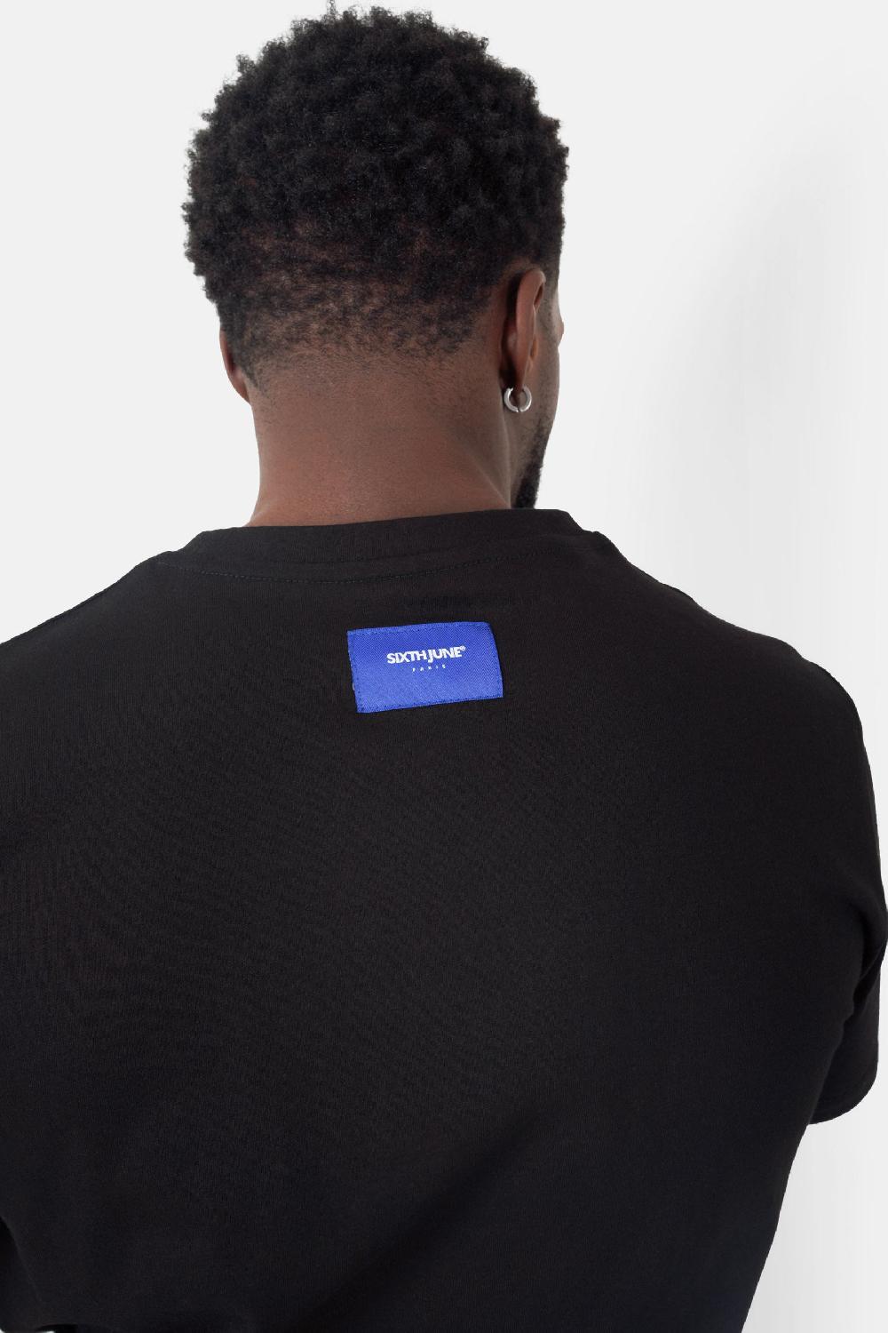 Sixth June T-shirt Logo Brodé Noir