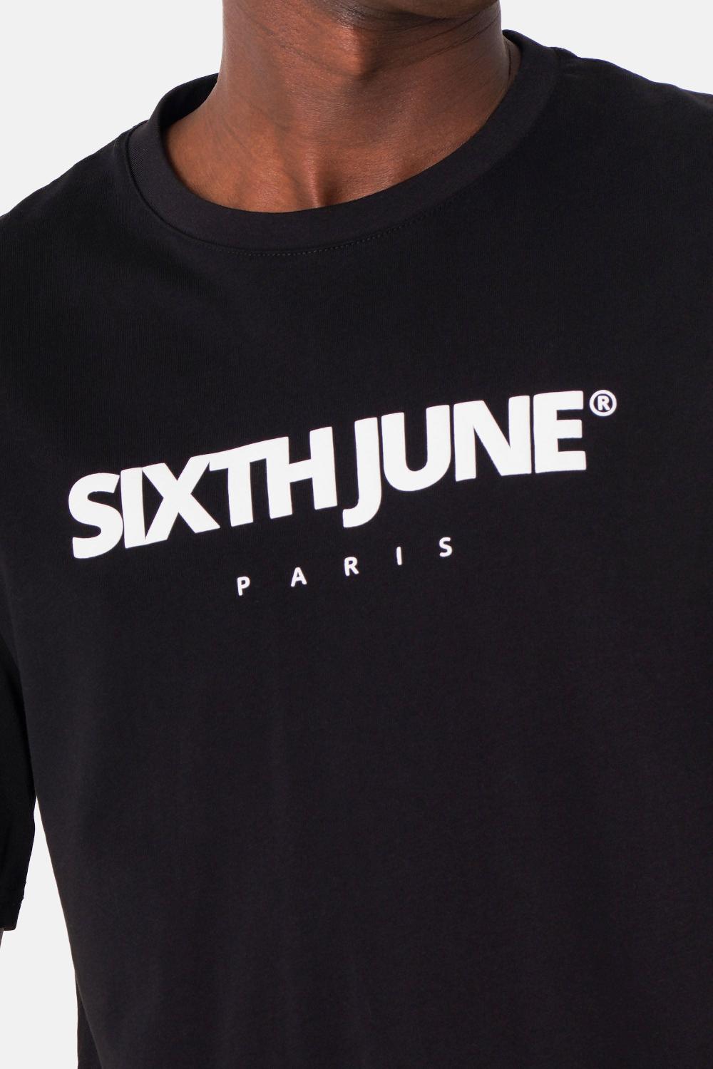Sixth June T-shirt Logo Centre Noir