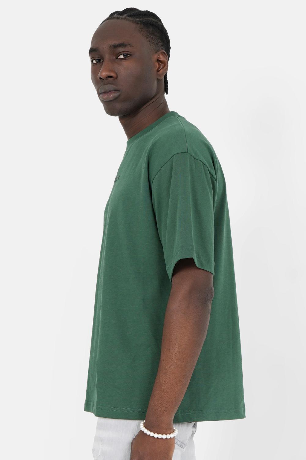 Sixth June T-shirt Logo Gomme Vert Foncé