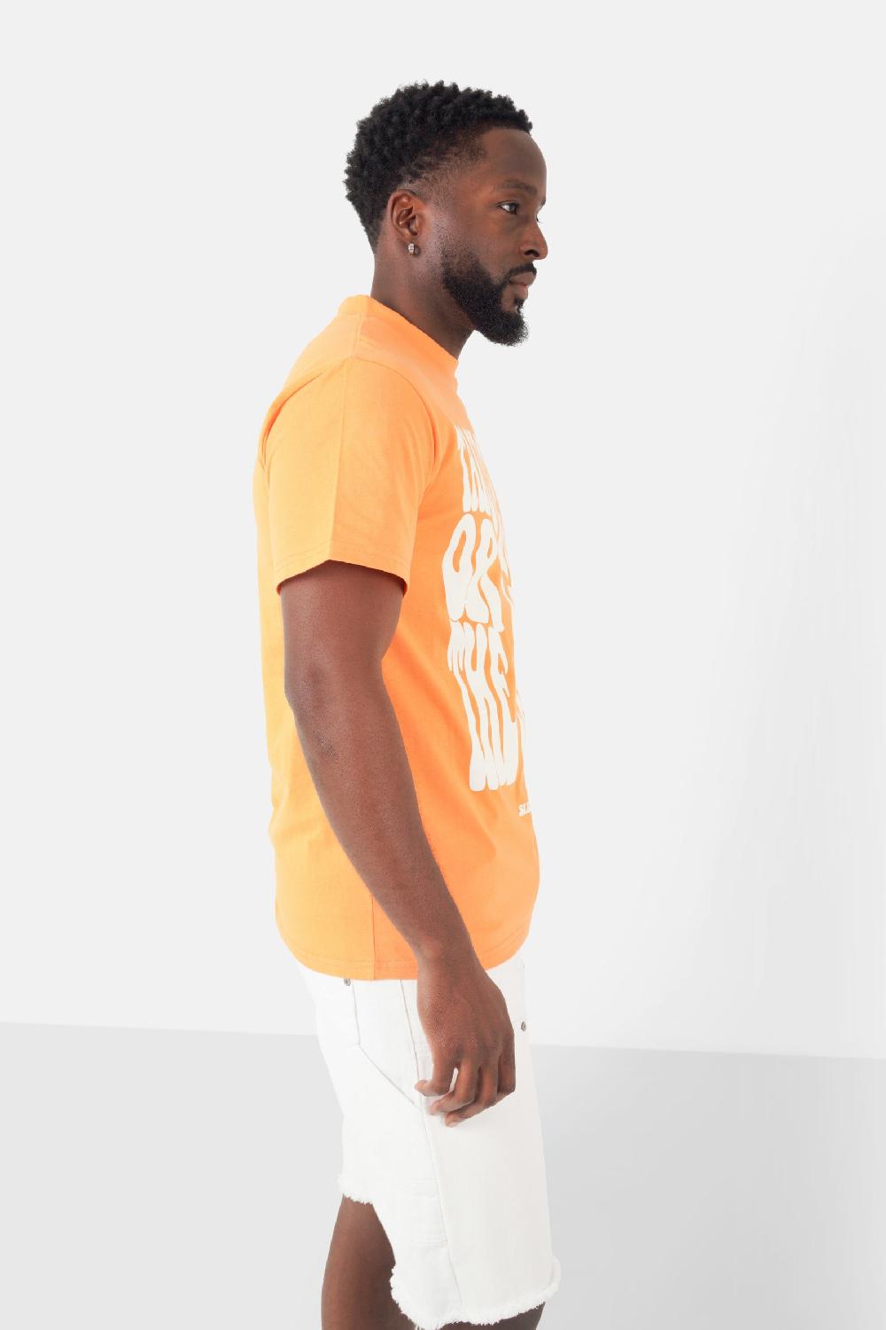 Sixth June T-shirt Print Rétro Orange