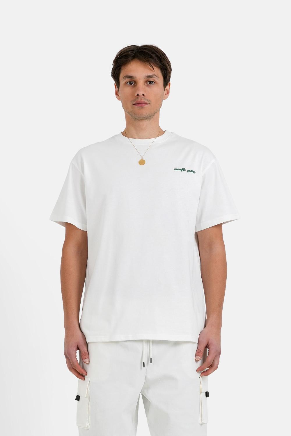 Sixth June T-shirt Racing Print Blanc