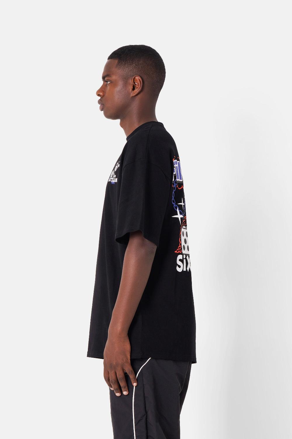 Sixth June T-shirt Retro Final Game Noir