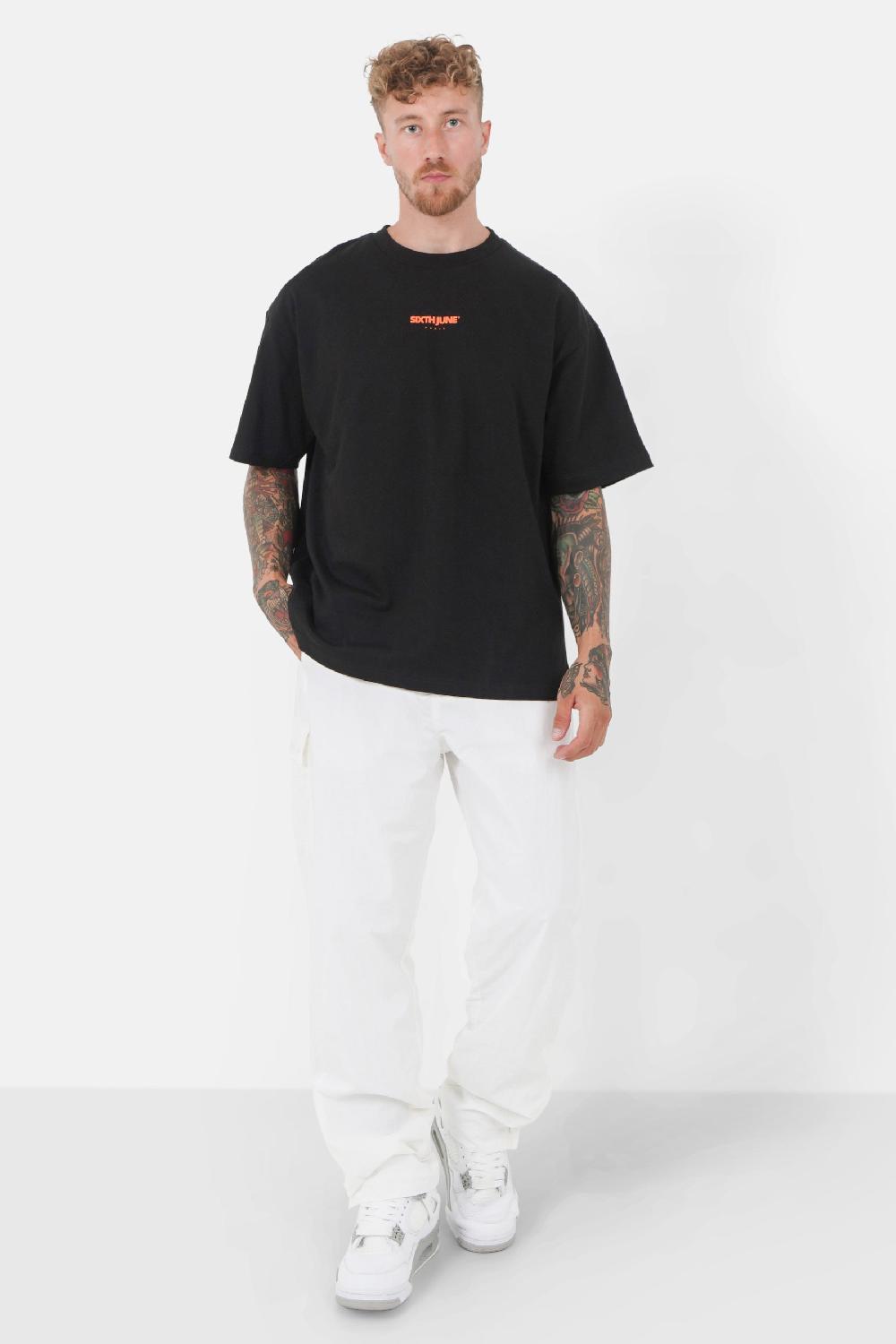 Sixth June T-shirt Samouraï Coloré Noir