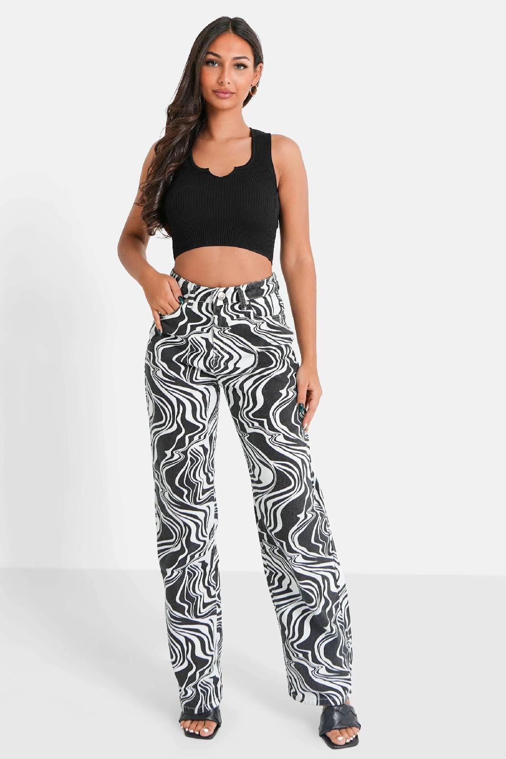 Sixth June Top Sans Manches Côtelé Noir