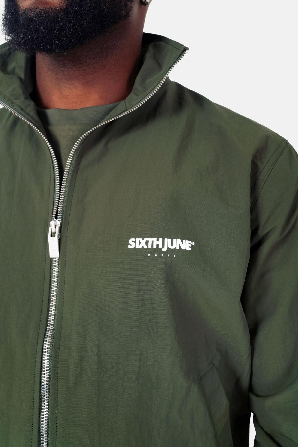 Sixth June Veste Nylon Sport Vert Kaki
