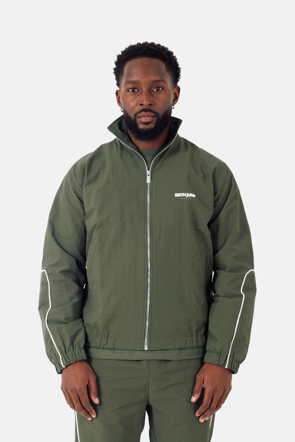 sixth june Veste nylon sport Vert kaki