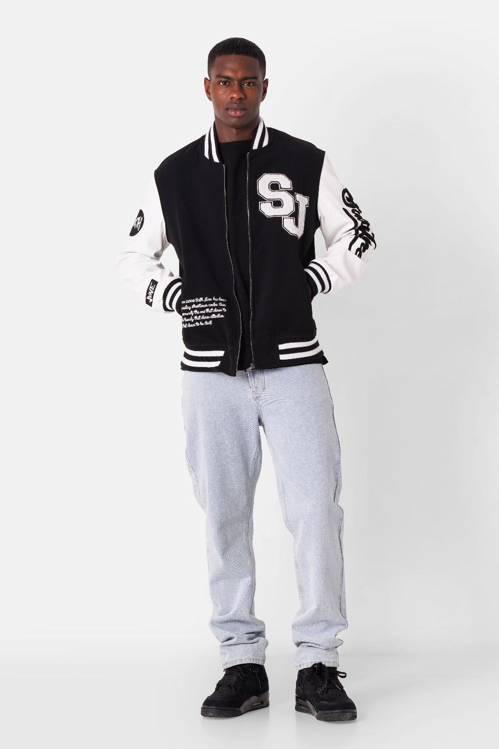 Sixth June Veste Tête De Mort Universitaire Noir