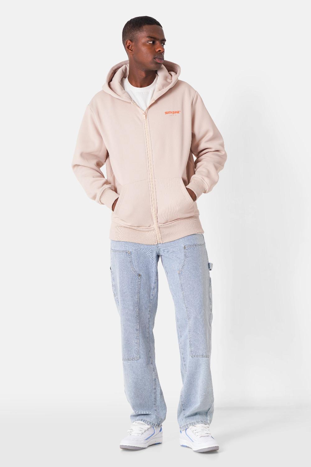 Sixth June Sweatshirt Imprimé Glory Ange Imprimé Beige