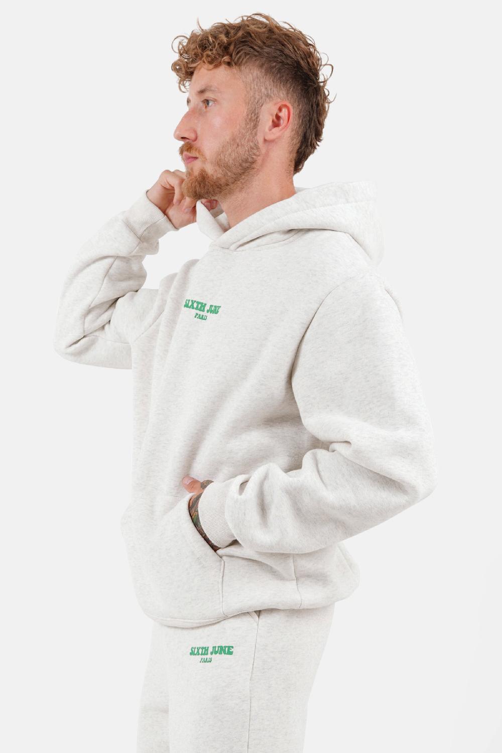 Sixth June Sweatshirt Take The Risk Rétro Gris Clair