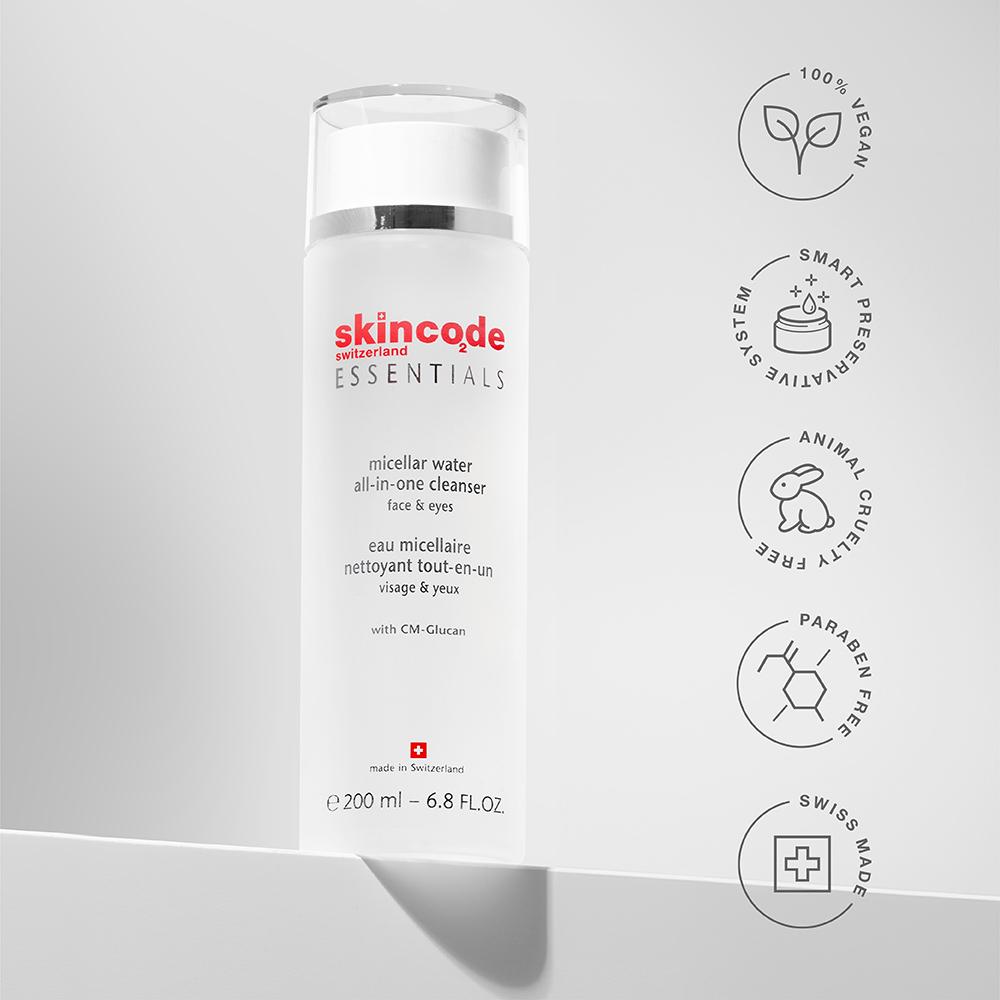 Skincode Eau Micellaire Nettoyante Tout-en-un