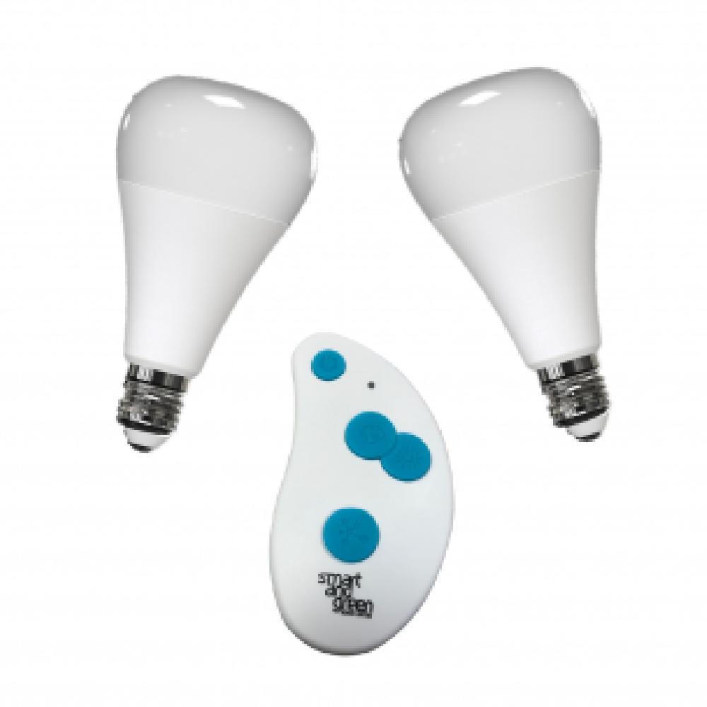 smart and green PACK BULB E27 ET KEY PACK DE DEUX AMPOULES E27 ET D’UNE TÉLÉCOMMANDE BLUETOOTH