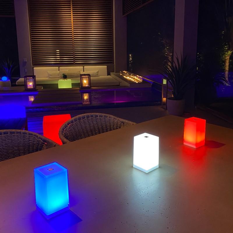 Smart And Green PACK CUB ET KEY PACK DE TROIS LAMPES À POSER CUB ET D’UNE TÉLÉCOMMANDE