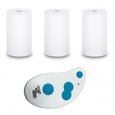 smart and green PACK TUB AND KEY – PACK OF 3 TUB TABLE LAMPS AND ONE REMOTE CONTROL