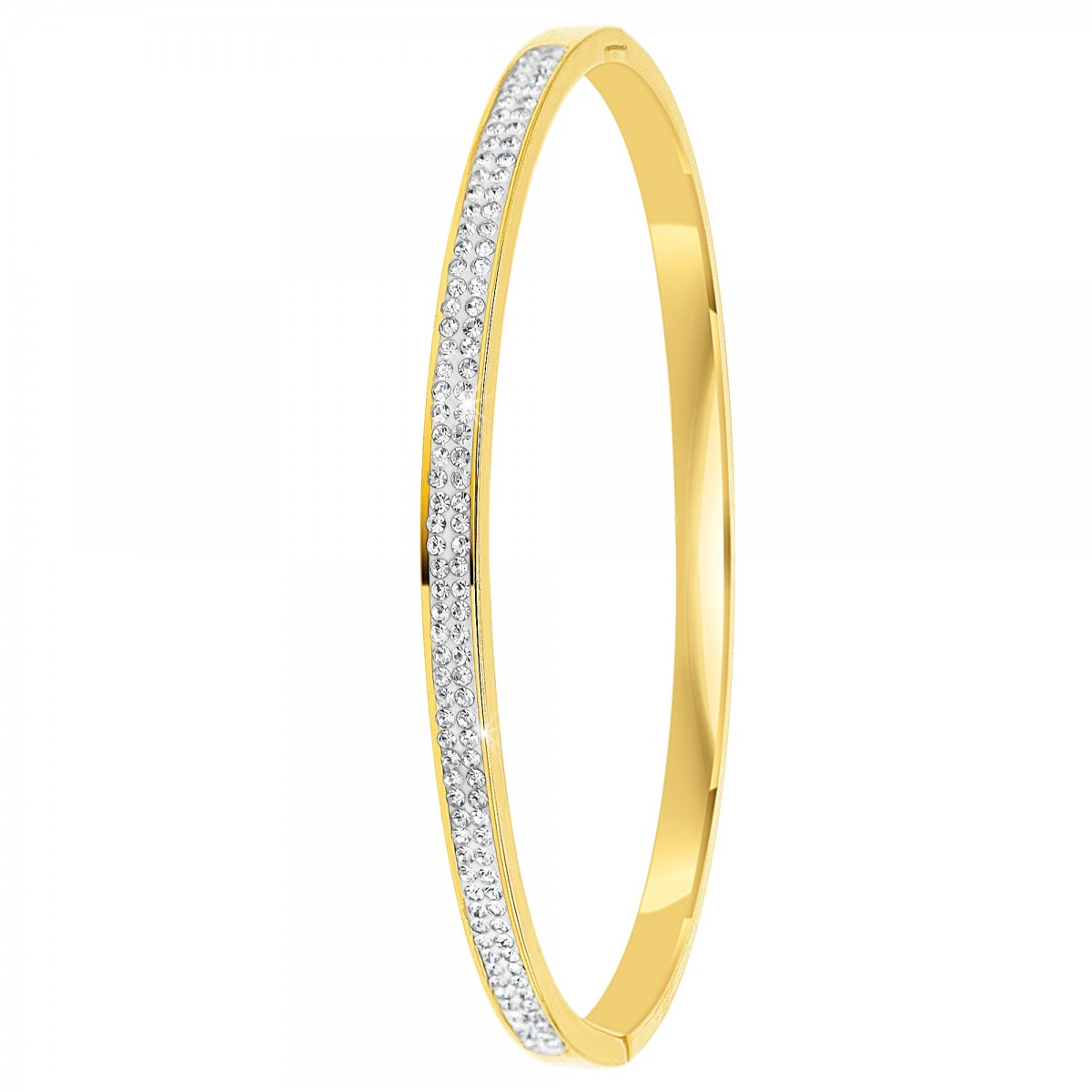 So Charm 3 Bracelets SoCharm En Acier Inoxydable Ornés De Cristaux Scintillants