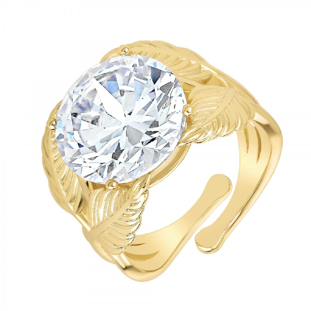 so charm Bague ajustable par SoCharm ornée d'un Zirconium