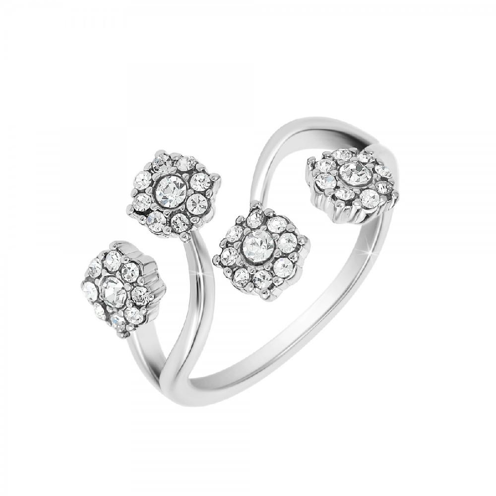 so charm Bague ajustable SoCharm ornée de Zirconium