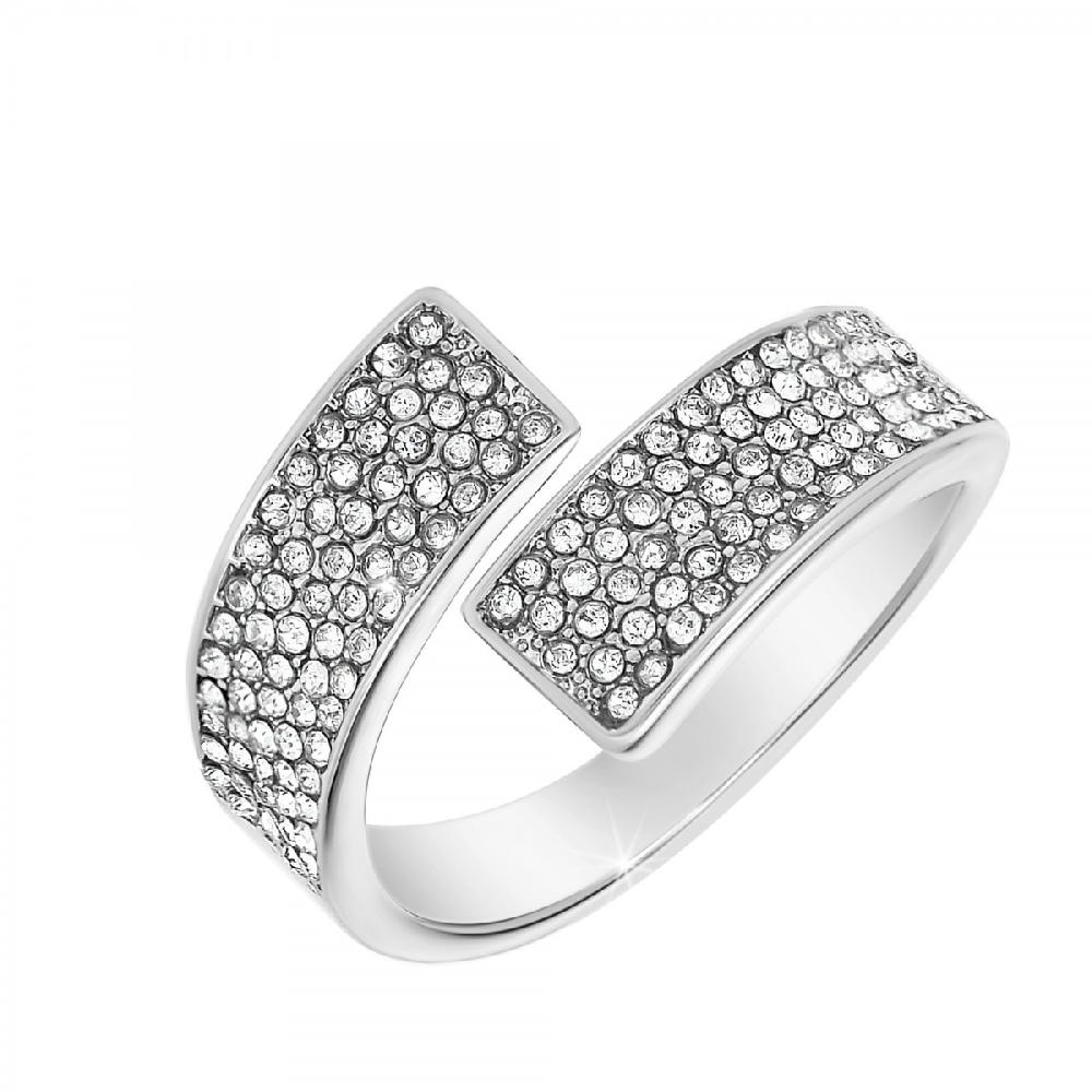 so charm Bague ajustable SoCharm ornée de Zirconium