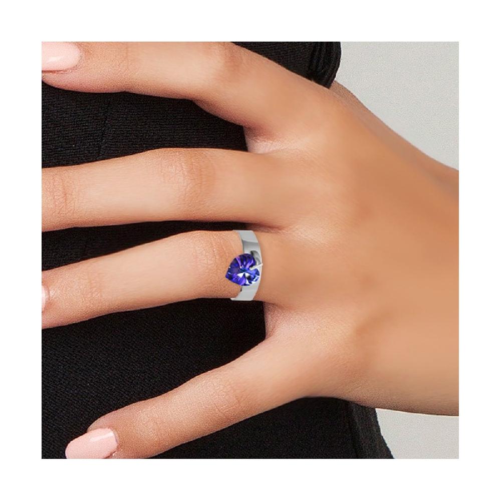 So Charm Bague Coeur Taille 52 SoCharm Ornée De Cristaux De Scintillants
