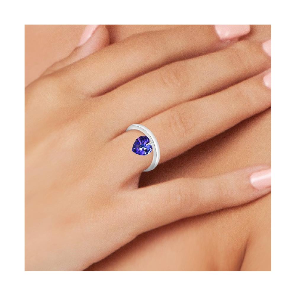 So Charm Bague Coeur Taille 52 SoCharm Ornée De Cristaux De Scintillants