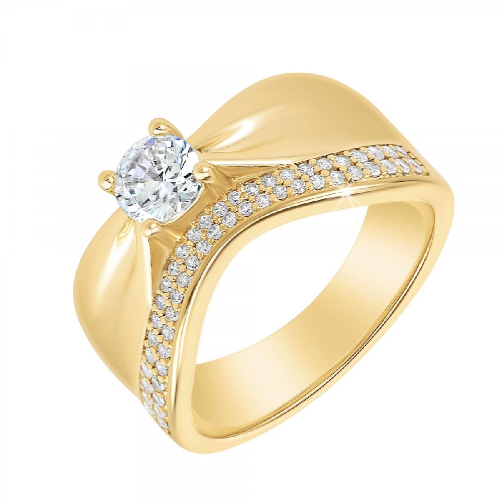 so charm Bague taille 54 SoCharm en acier ornée de cristaux scintillants