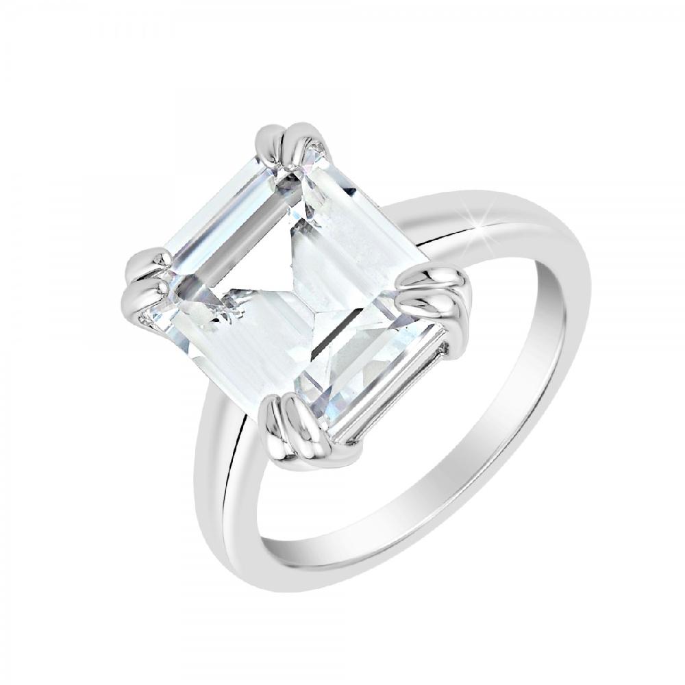 so charm Bague taille 54 SoCharm ornée d'un Cristal scintillant