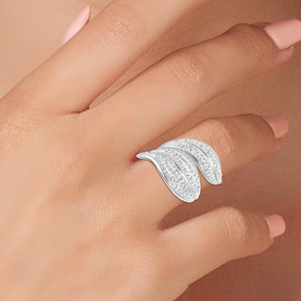 So Charm Bague Taille 54 SoCharm Ornée De Cristaux Scintillants