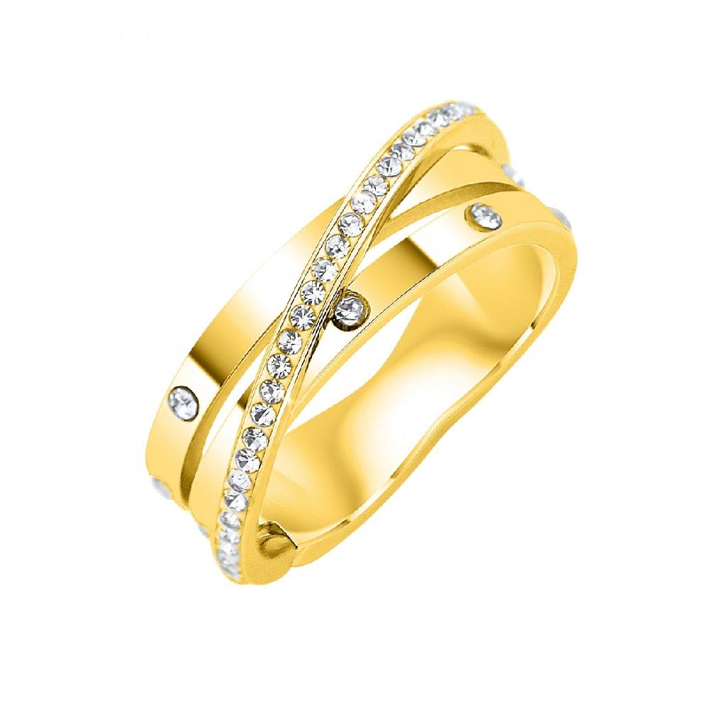 so charm Bague taille 54 SoCharm ornée de cristaux scintillants