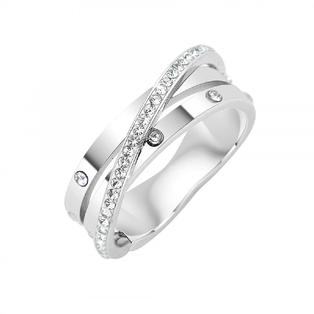 so charm Bague taille 54 SoCharm ornée de cristaux scintillants