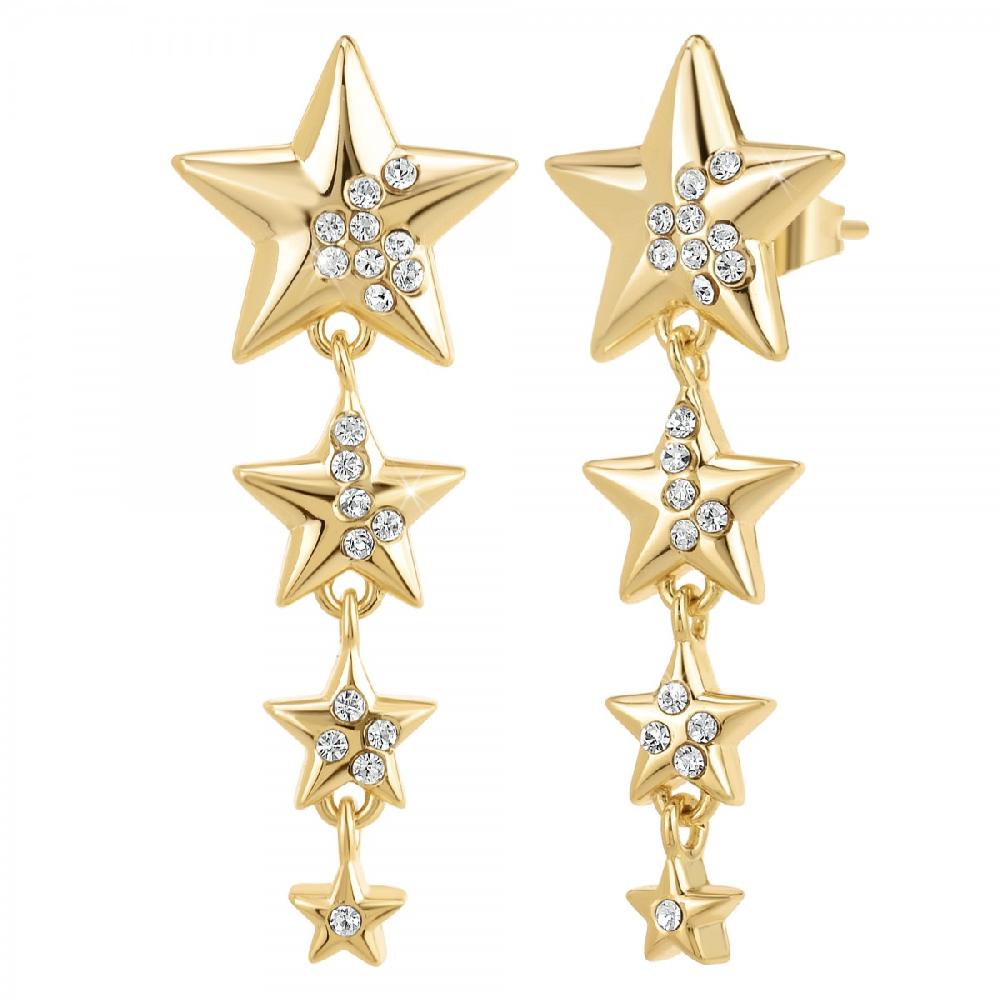so charm Boucles d'oreilles étoiles SoCharm ornées de Zirconium