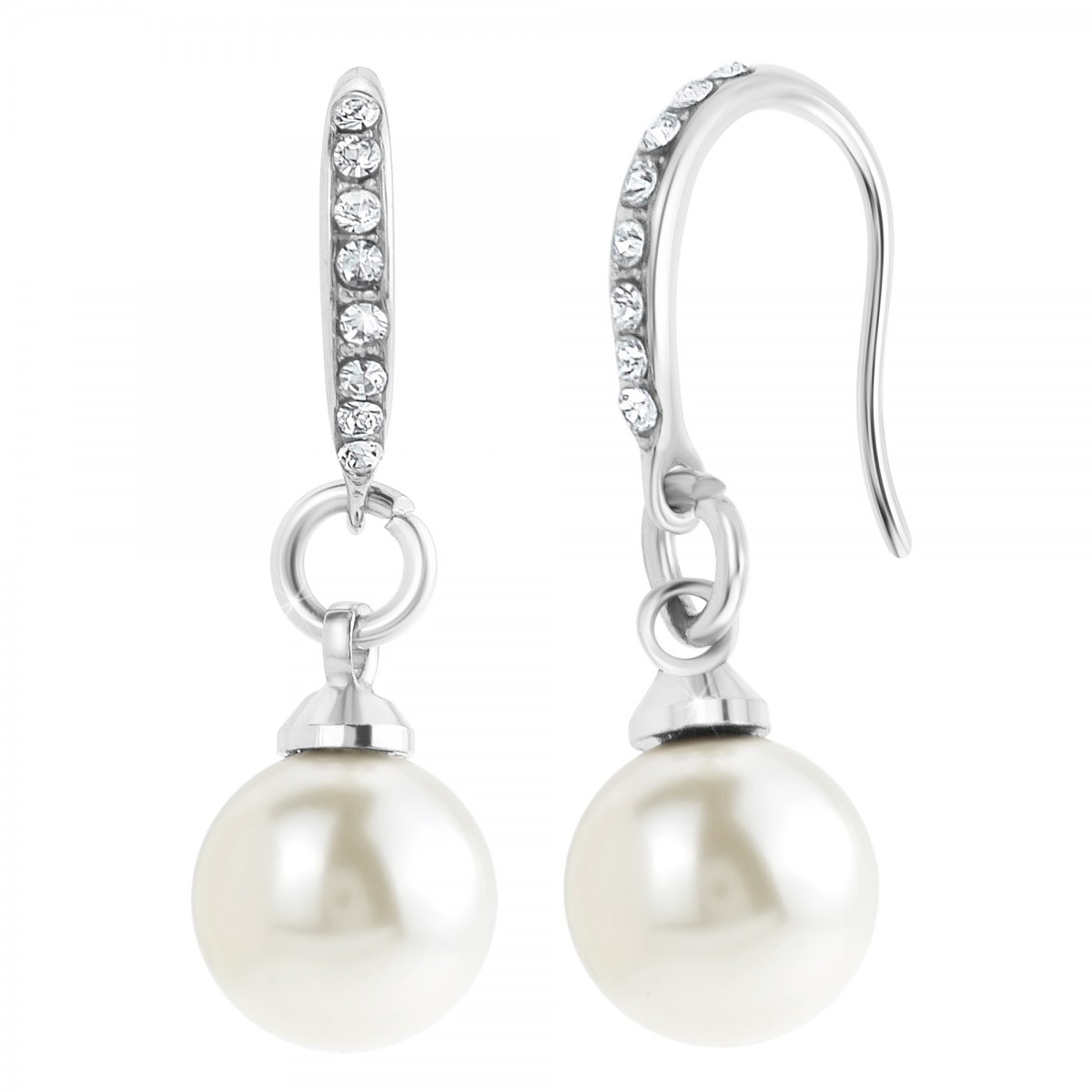 so charm Boucles d'oreilles ornées de perles scintillantes par SoCharm