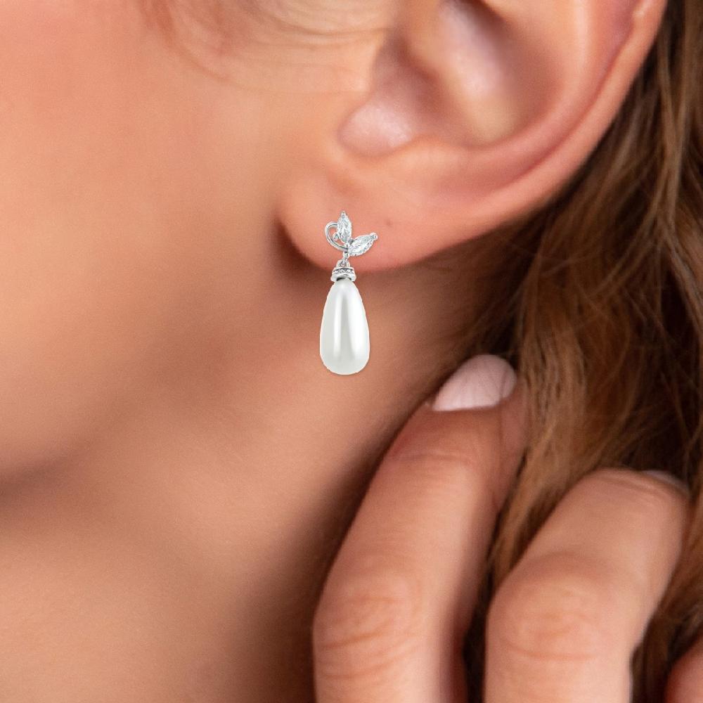 So Charm Boucles D'oreilles Par SoCharm Ornées De Zirconium