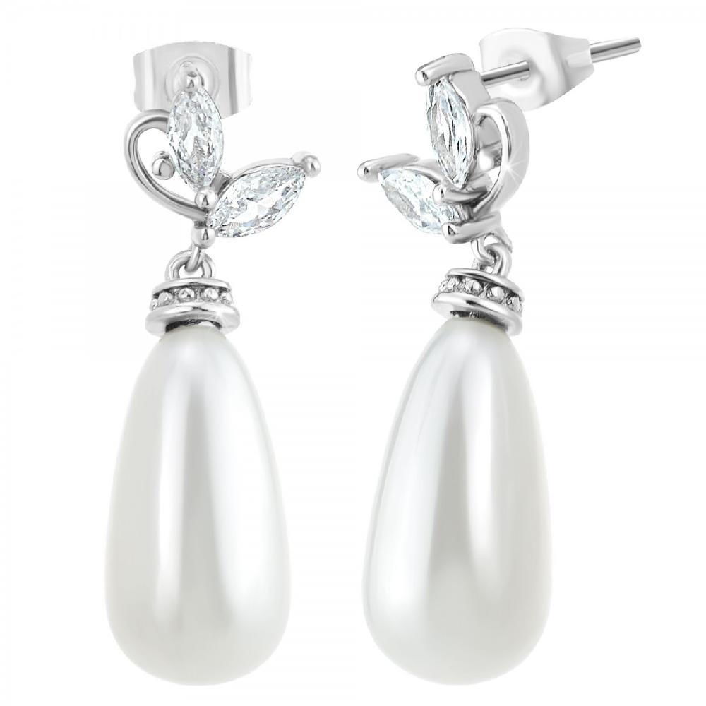 so charm Boucles d'oreilles par SoCharm ornées de Zirconium