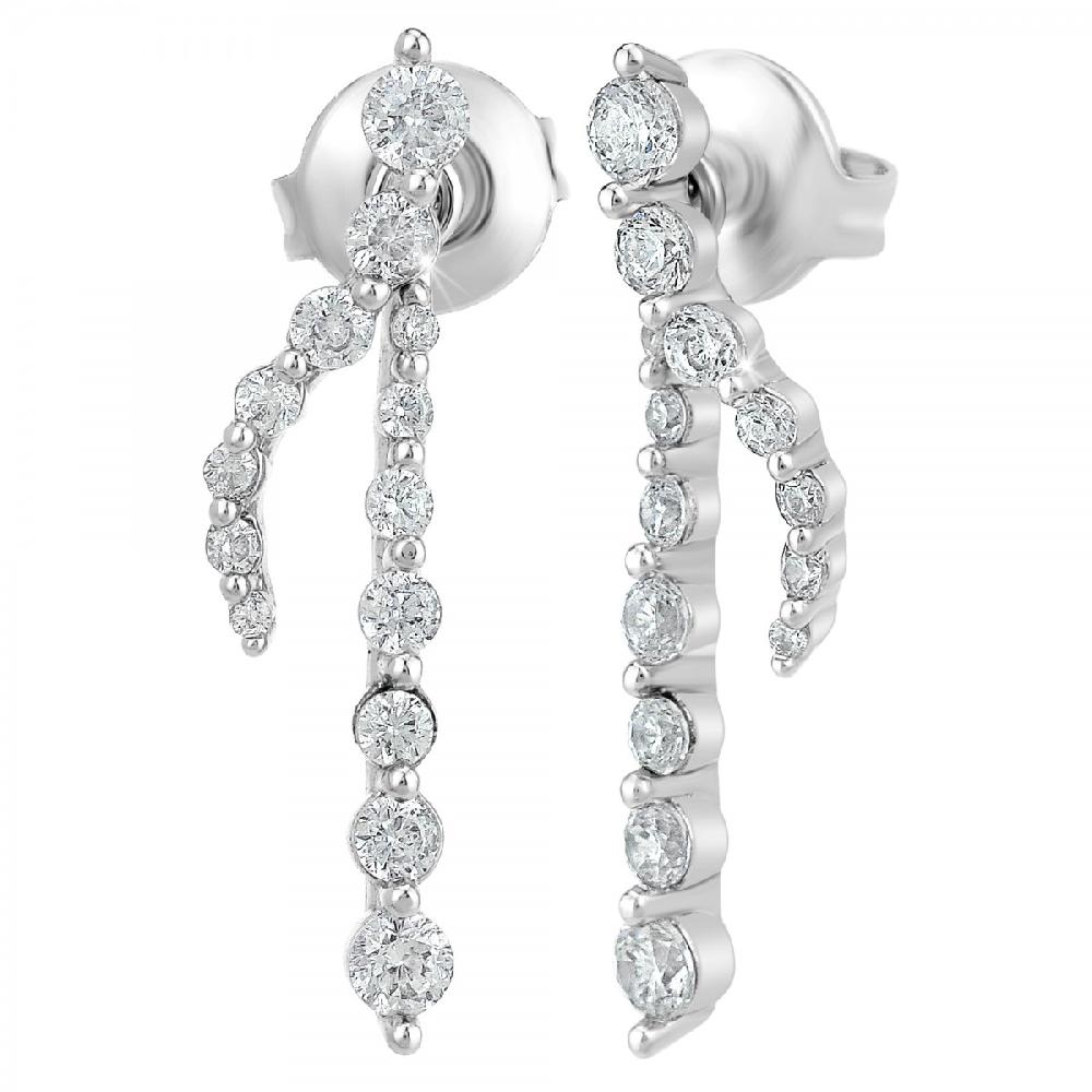 so charm Boucles d'oreilles par SoCharm ornées de Zirconium