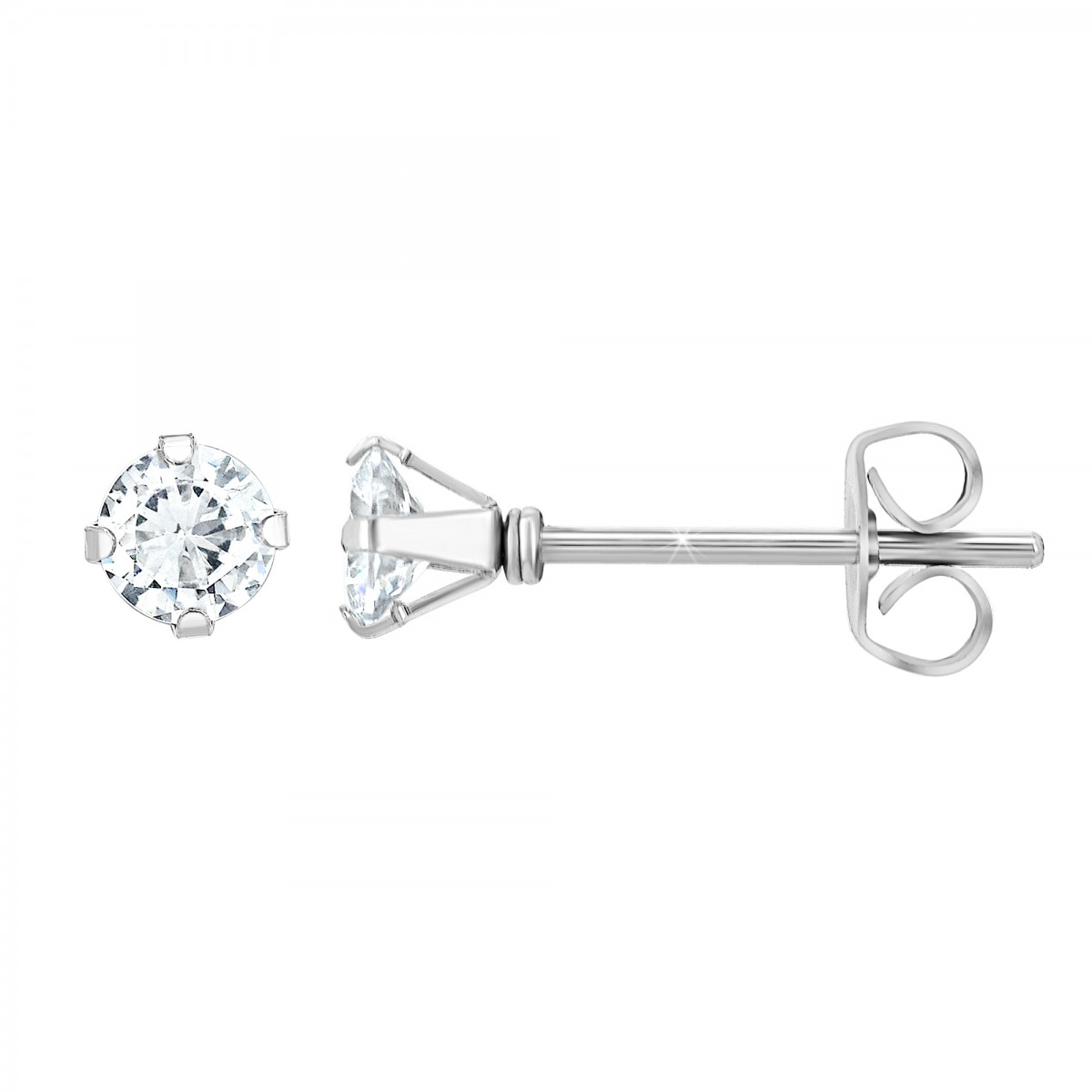 so charm Boucles d'oreilles SoCharm ornées d'un Cristal scintillant