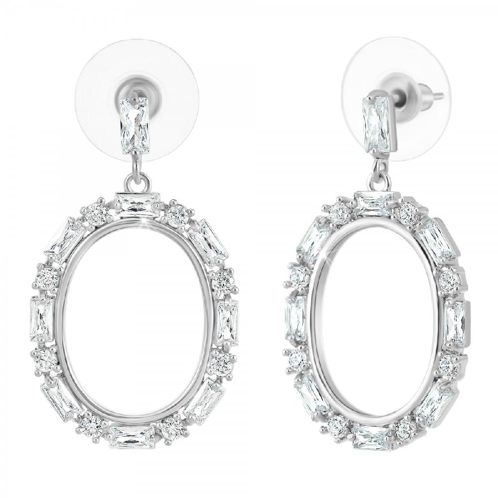 so charm Boucles d'oreilles SoCharm ornées de Cristaux scintillants