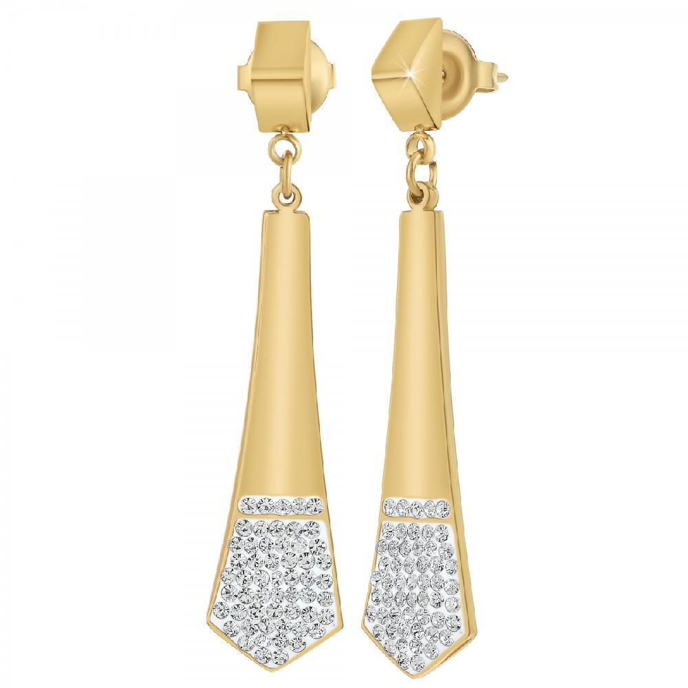 so charm Boucles d'oreilles SoCharm ornées de Cristaux scintillants