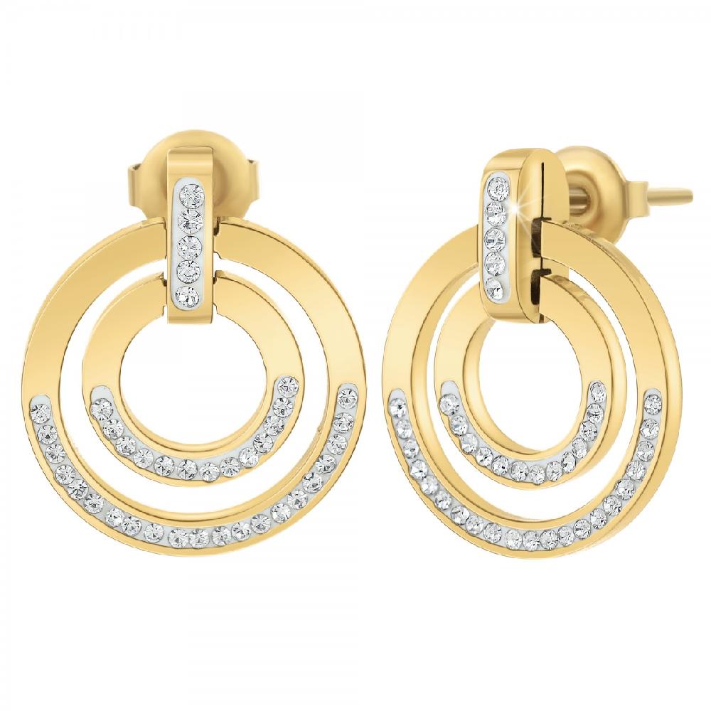 so charm Boucles d'oreilles SoCharm ornées de Cristaux scintillants