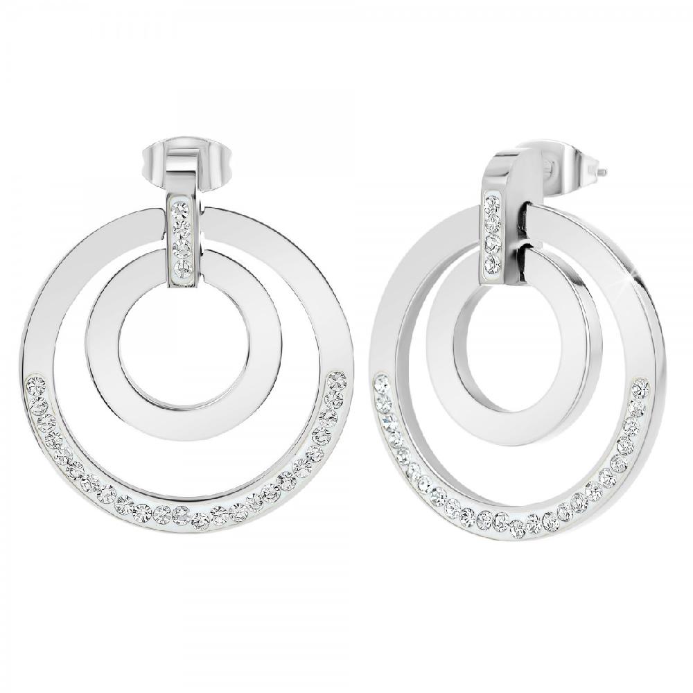 so charm Boucles d'oreilles SoCharm ornées de Cristaux scintillants