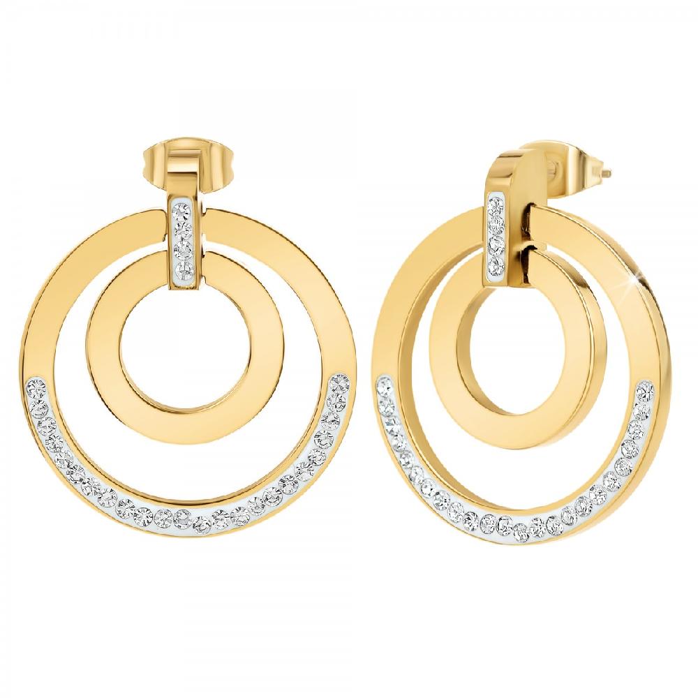 so charm Boucles d'oreilles SoCharm ornées de Cristaux scintillants