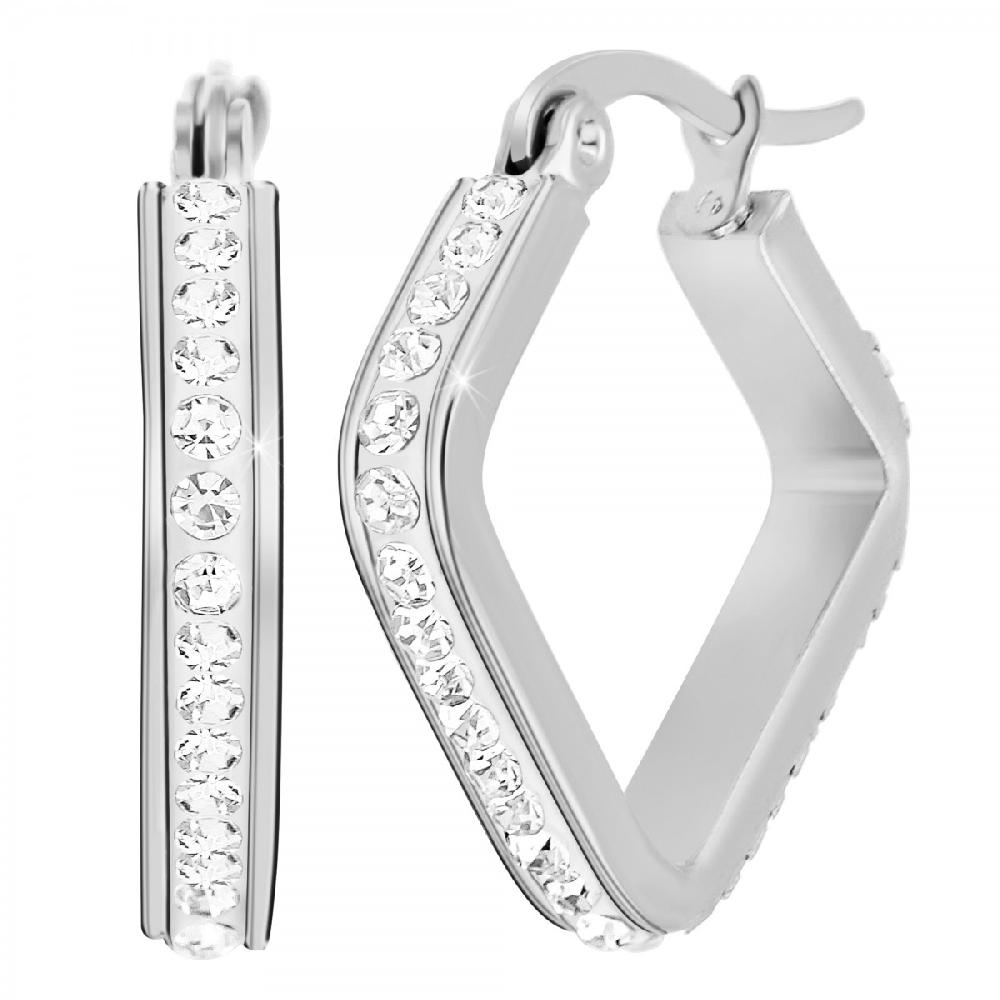 so charm Boucles d'oreilles SoCharm ornées de Cristaux scintillants