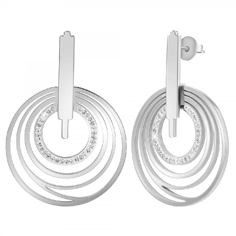 so charm Boucles d'oreilles SoCharm ornées de Cristaux scintillants