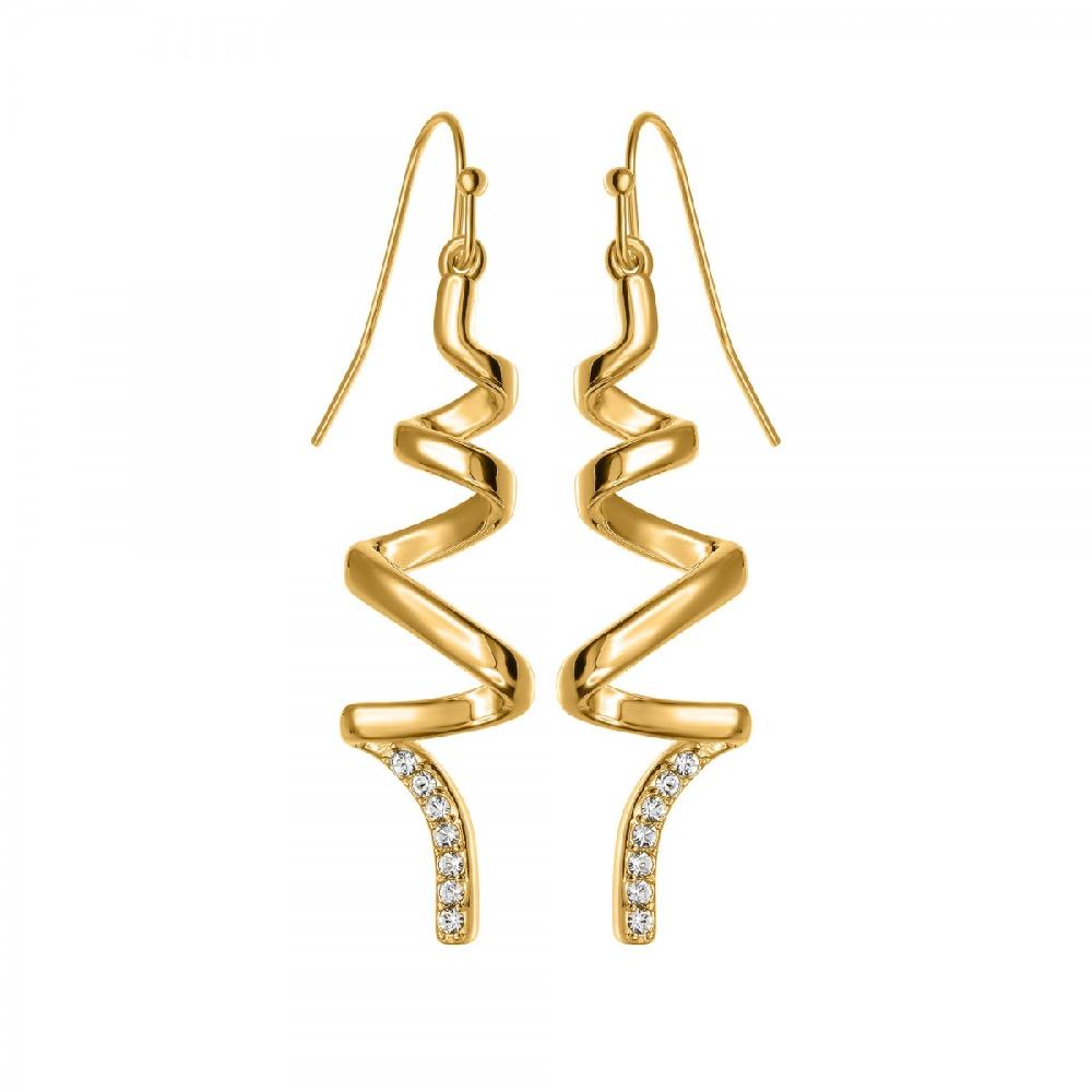 so charm Boucles d'oreilles SoCharm ornées de Cristaux scintillants