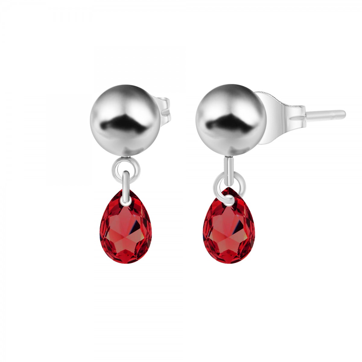 so charm Boucles d'oreilles SoCharm ornées de Cristaux scintillants