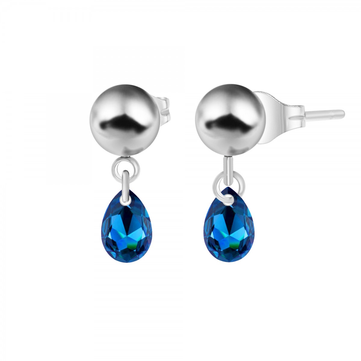 so charm Boucles d'oreilles SoCharm ornées de Cristaux scintillants