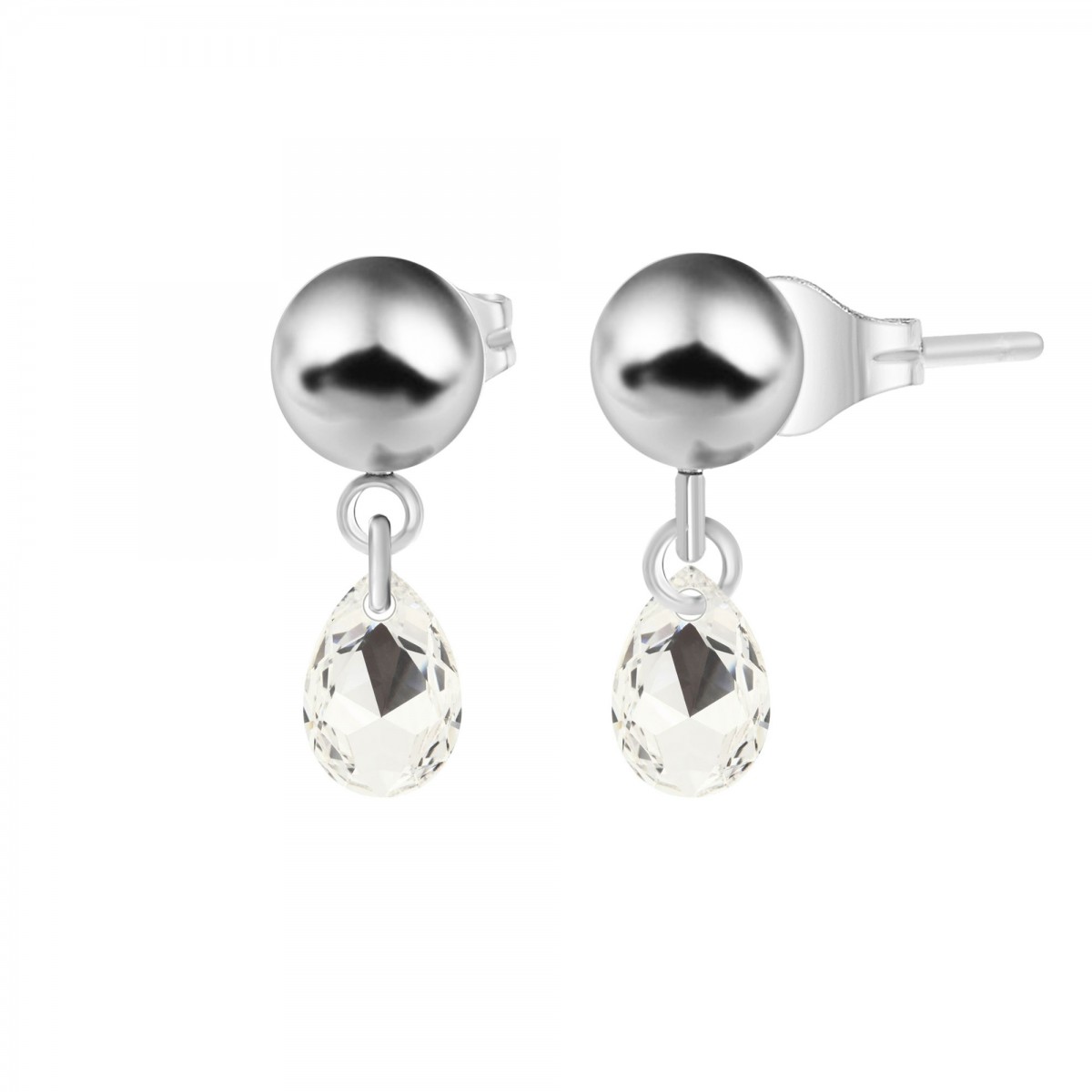 so charm Boucles d'oreilles SoCharm ornées de Cristaux scintillants